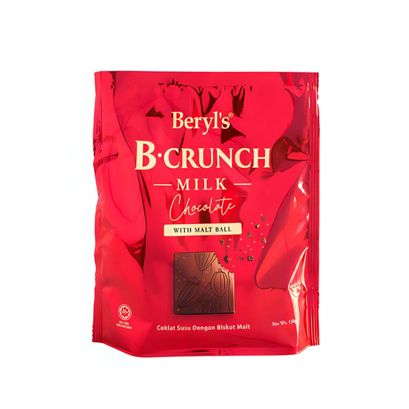 Beryl's B Crunch Milk Chocolate With Malt Ball 150g