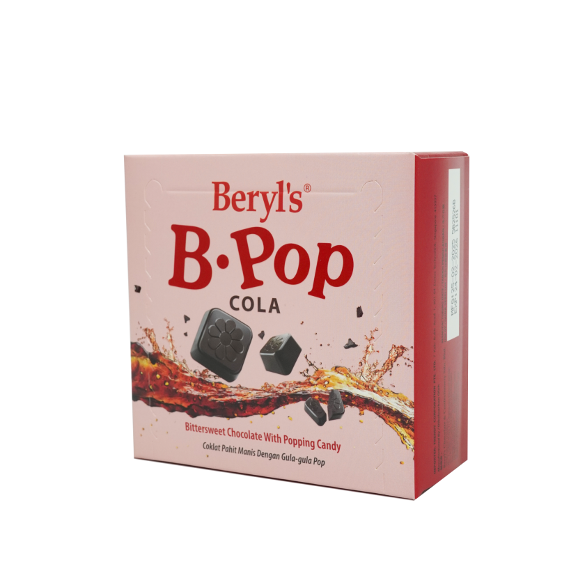 Beryl's B.POP Cola Bittersweet Chocolate With Popping Candy