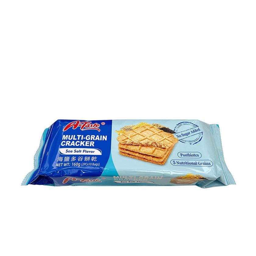 A-Taste Multi-grain Cracker - Sea salt flavor 160g