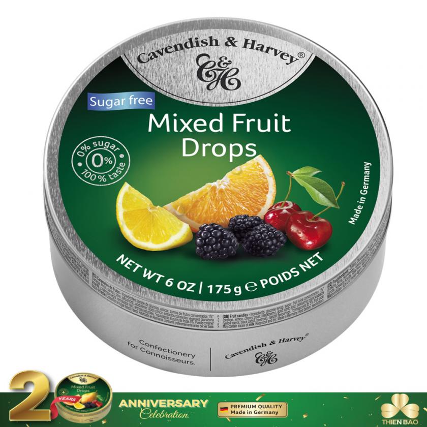 Cavendish & Harvey Mixed Fruit Drops Sugar Free