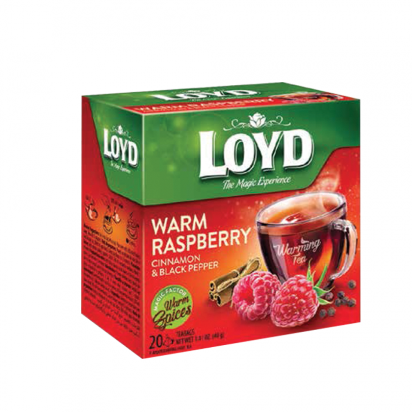 LOYD TEA 40G WARM RASPBERRY