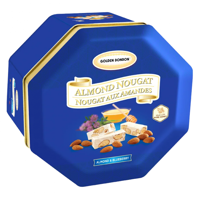 Nougat Golden Bonbon Almond Blueberry