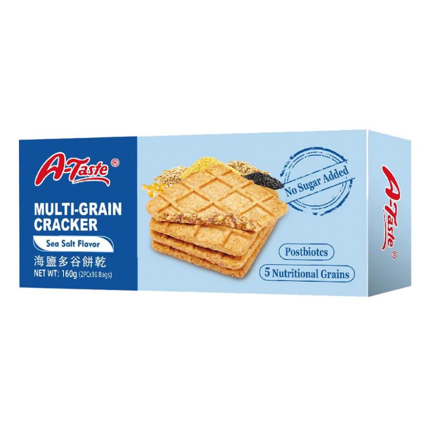 A-Taste Multi-grain Cracker 2025 - Sea salt flavor 160g