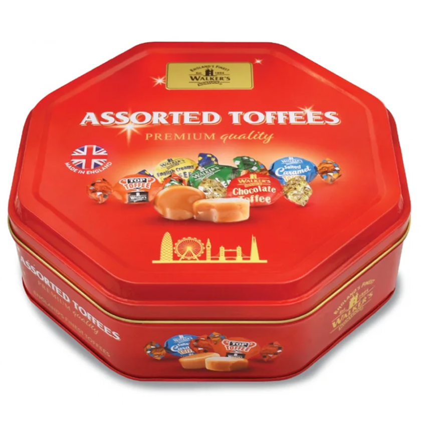 WALKER'S TOFFEES TINY BOX 275G - ASSORTED TOFFEES