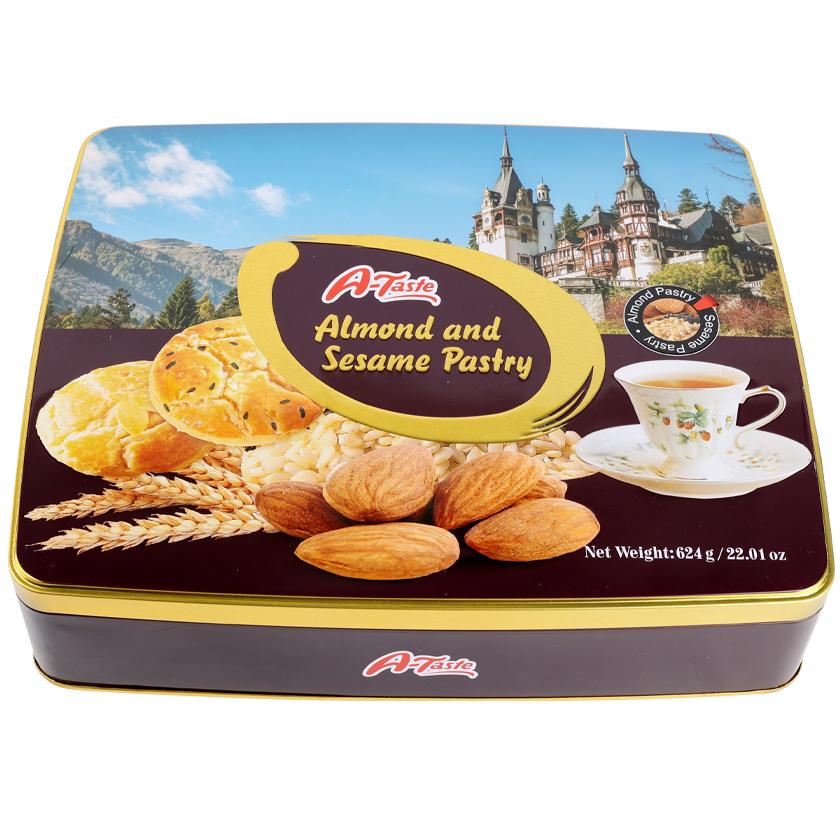 Almond and Seame Pastry Brown