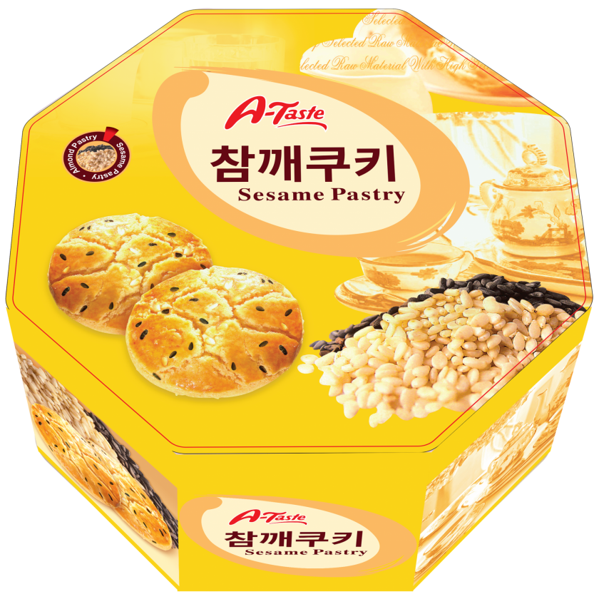 Bánh A-Taste Sesame Pastry 416g Vàng
