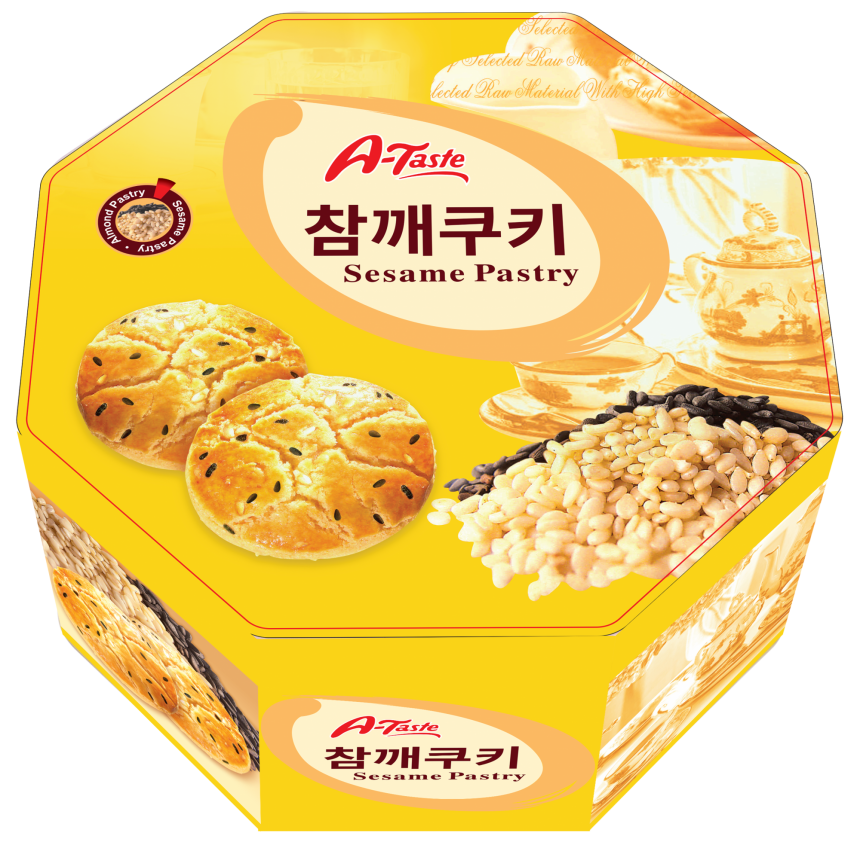 Bánh A-Taste Sesame Pastry 416g Vàng