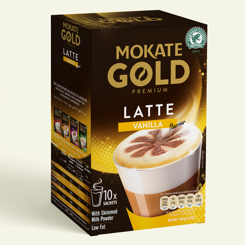 Coffe Mokate Gold Latte Vanila 140g